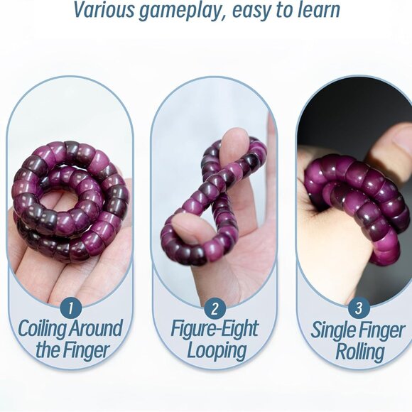 Natural Bodhi Seeds Beaded Fidget Bracelet for Stress Relief Healing Women Men - Picture 3 of 6